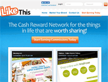 Tablet Screenshot of ilikethis.com